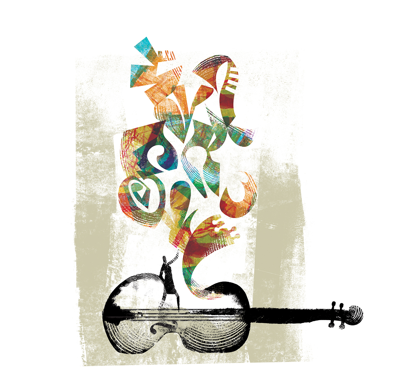 In tandem illustration